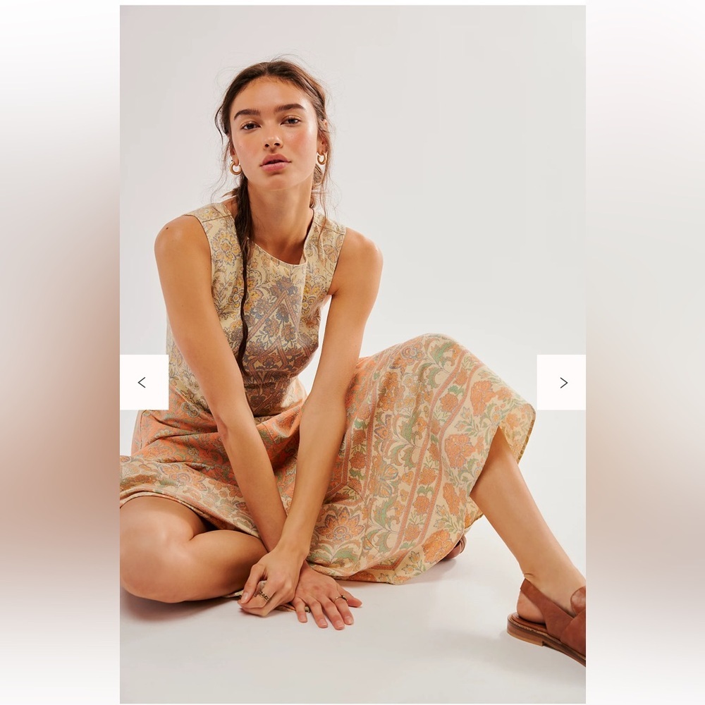 NEW Free People Malena Maxi Dress XL - Picture 4 of 12